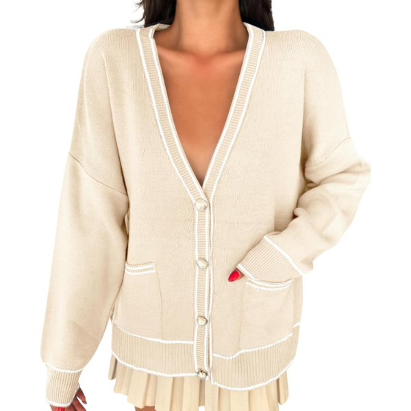 SAODIMALLSU WOMENS BUTTON DOWN CARDIGAN SWEATERS