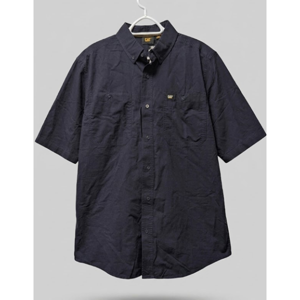 CATERPILLAR SHORT SLEEVE WORKSHIRT MENS L/G -N