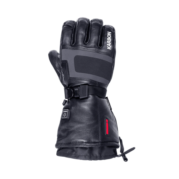 KARBON HEATED LEATHER GLOVES UNISEX (SLIGHTLY USED)