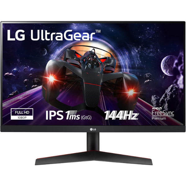 LG 24GN60T ULTRAGEAR GAMING MONITOR 24" FULL HD IPS 1MS HDR 10 (USED, NO BOX, MISSING STAND)