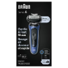 Image 1 : Braun Electric Shaver for Men, Series 6 6120s, Wet & Dry Shave