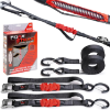 Image 1 : TORKSTRAP M500-10' SPRING LOADED TIE DOWN STRAPS - ADAPTS TO LOAD SHIFTS
