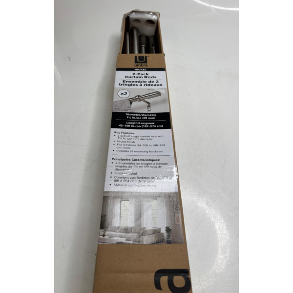 UMBRA CURTAIN ROD -N