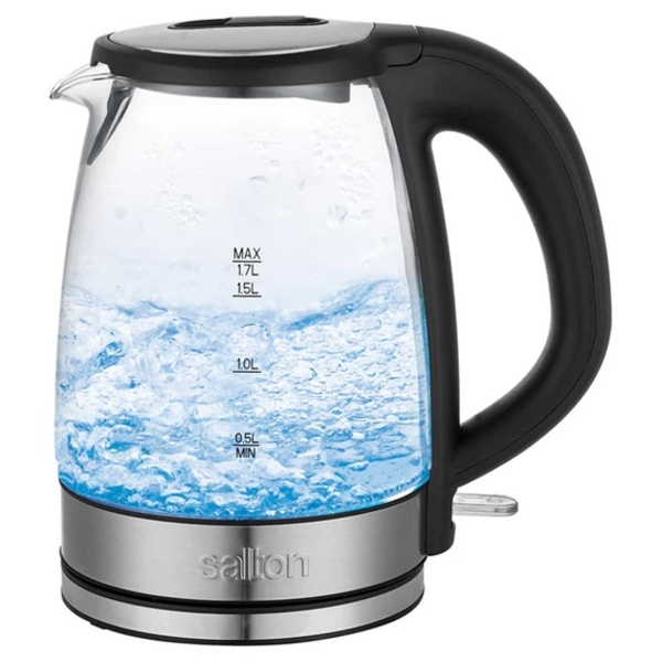 SALTON CORDLESS ELECTRIC GLASS KETTLE