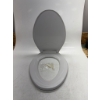 Image 3 : CENTOCO 3800SC-001 ELONGATED PLASTIC TOILET SEAT WITH SAFETY CLOSE, LIGHT WEIGHT RESIDENTIAL -SU