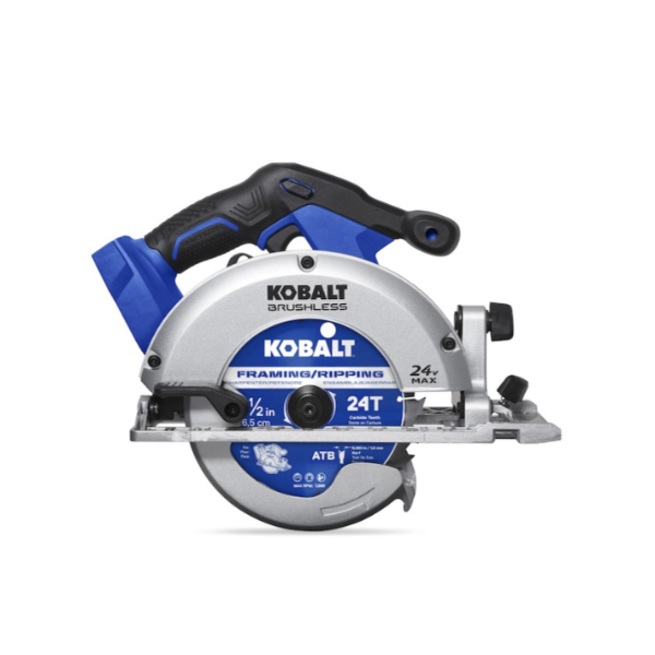 KOBALT 24-V MAX CORDLESS CIRCULAR SAW - 6 1/2-IN BLADE (BRAND NEW)