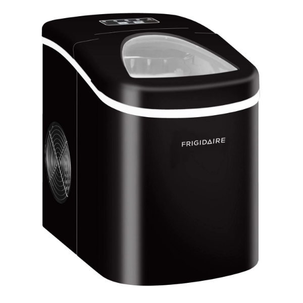 FRIGIDAIRE COUNTERTOP COMPACT ICE MAKER WITH 26LB CAPACITY PRODUCTION PER DAY (USED, NO BOX)