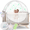 Image 1 : ORIFELAY BABY CRIB TENT - TODDLER BED TENT W/WHITE NOISE MACHINE