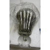 Image 2 : MERCURY GLASS PUMPKIN LIGHT -N