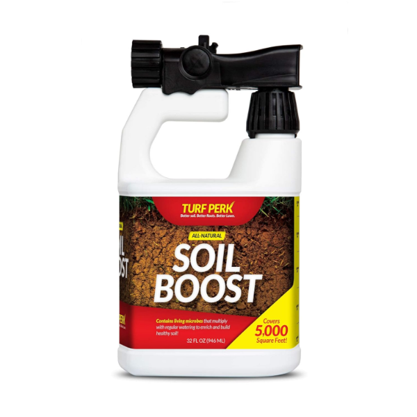 SOIL BOOST MIX LAWN TREATMENT & LAWN ROOT MOISTURIZER