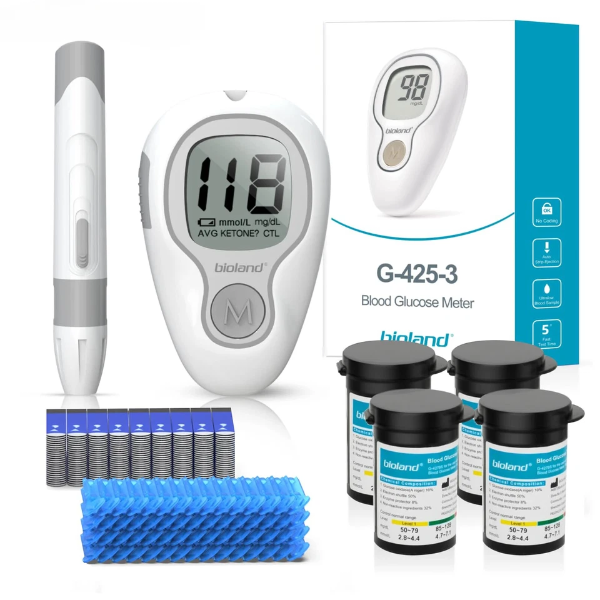 BIOLAND HOT BLOOD GLUCOSE METER GLUCOMETER DIABETES TESTER BLOOD SUGAR MONITOR ACCESSORY -N