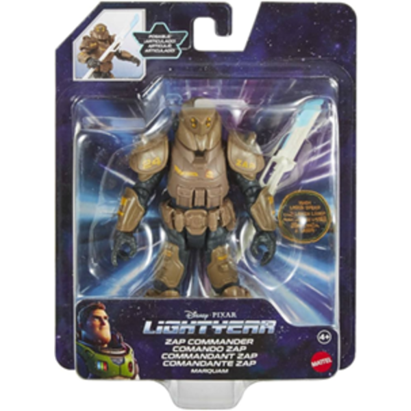 DISNEY AND PIXAR LIGHTYEAR ZAP COMMANDER MARQUAM ACTION FIGURE