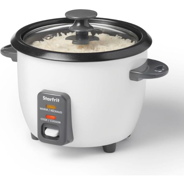 STARFRIT ELECTRIC RICE COOKER - 3 CUPS - STEAMER BASKET