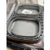 Image 2 : JOSEPH JOSEPH TOTA 90-LITRE LAUNDRY HAMPER SEPARATION BASKET WITH LID - GREY (SLIGHTLY USED)