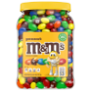 Image 1 : M&M's Chocolate Candy, Peanut, 62 oz Jar