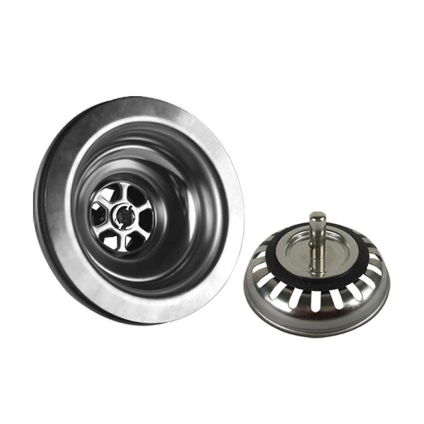 304 STAINLESS STEEL KITCHEN BASKET FAUCET, KITCHEN SINK DRAIN STRAINER (NEW)