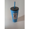 Image 4 : COLD CUP WITH STRAW - PACIFIC BLUE -SU