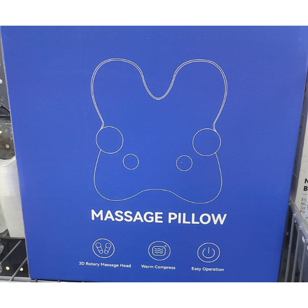 BACK AND NECK MASSAGER WITH HEAT, ELECTRIC DEEP TISSUE 3D KNEADING MASSAGE PILLOW FOR NECK