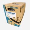 Image 1 : CAT5E PLENUM CORDATA LABS 24AWG SOLID COPPER UTP 1000FT WHITE CABLE
