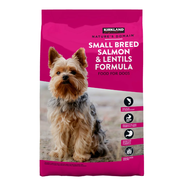 KIRKLAND SIGNATURE NATURE'S DOMAIN SMALL BREED SALMON & LENTIL -U
