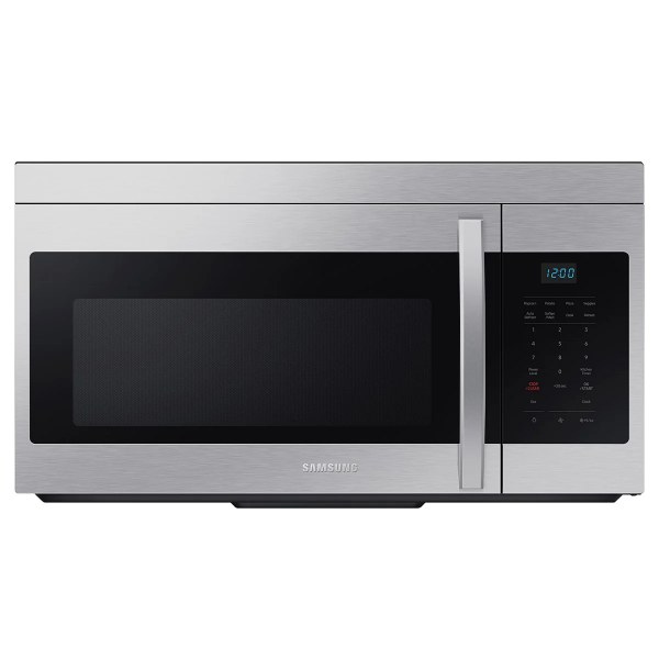 SAMSUNG STAINLESS STEEL OVER-THE-RANGE MICROWAVE (SLIGHTY USED)
