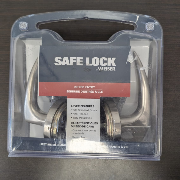 WEISER DOOR HANDLE SAFELOCK PASSAGE DOOR LEVERSET -N