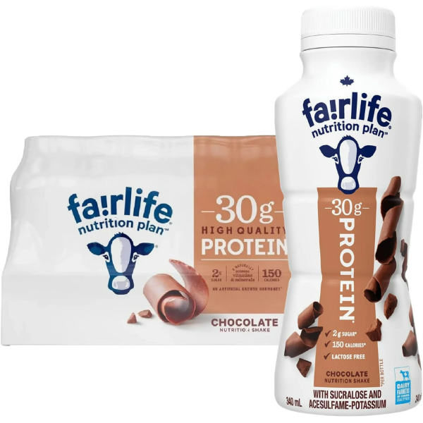FAIRLIFE CHOCOLATE PROTEIN SHAKE, 10 Bottles