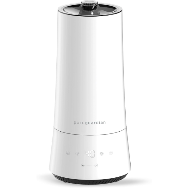 PUREGUARDIAN 90-HOUR, 1.6 GALLON TOP FILL COOL MIST ULTRASONIC HUMIDIFIER FOR LARGE ROOMS