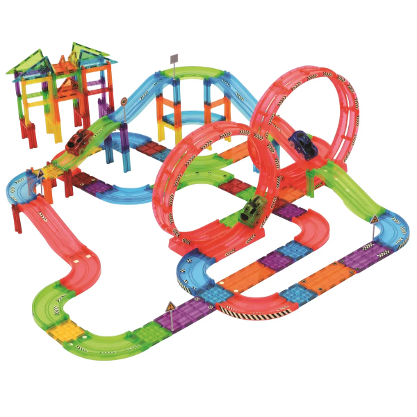 STUNTTRACKS 190 PIECE SET (USED)