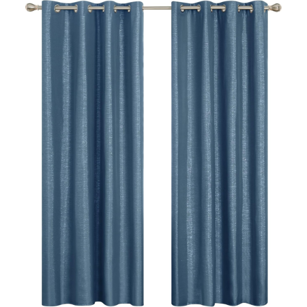 DECONOVO BLACKOUT CURTAINS WITH EYELETS