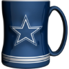 Image 1 : NFL DALLAS COWBOYS SCULPTED RELIEF MUG, 14-OUNCE, NAVY BLUE