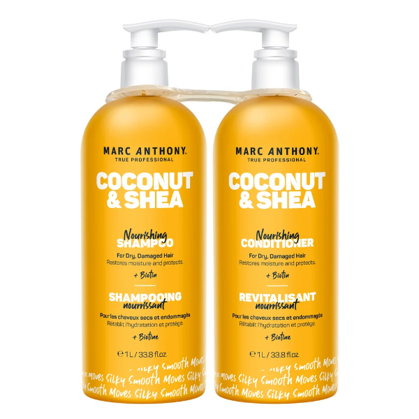 MARC ANTHONY COCONUT OIL AND SHEA BUTTER SHAMPOO AND CONDITIONER