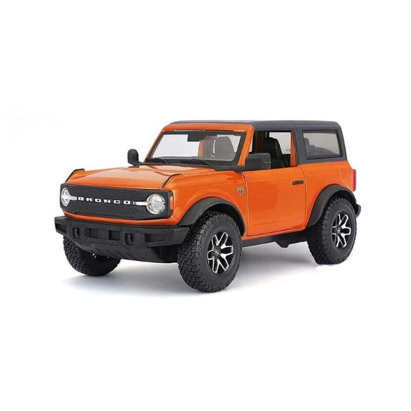 2021 FORD BRONCO BADLANDS - ORANGE DIECAST 1:24 SCALE MODEL (USED)