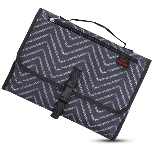 PORTABLE CHANGING PAD - DIAPER CLUTCH - LIGHTWEIGHT TRAVEL STATION KIT FOR BABY DIAPERING