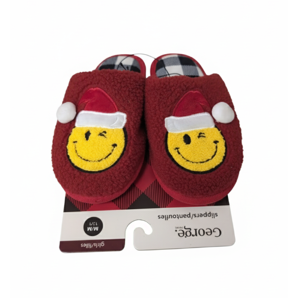 GEORGE SLIPPERS FOR LITTLE GIRLS (SIZE 11-12)