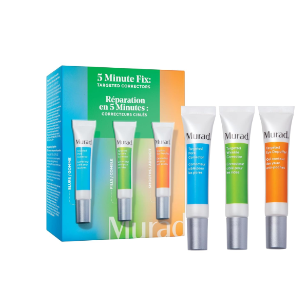 MURAD 5 MIN FIX: TARGETED CORRECTORS TRAVEL TRIO KIT - ANTI-AGING SKINCARE KIT -N