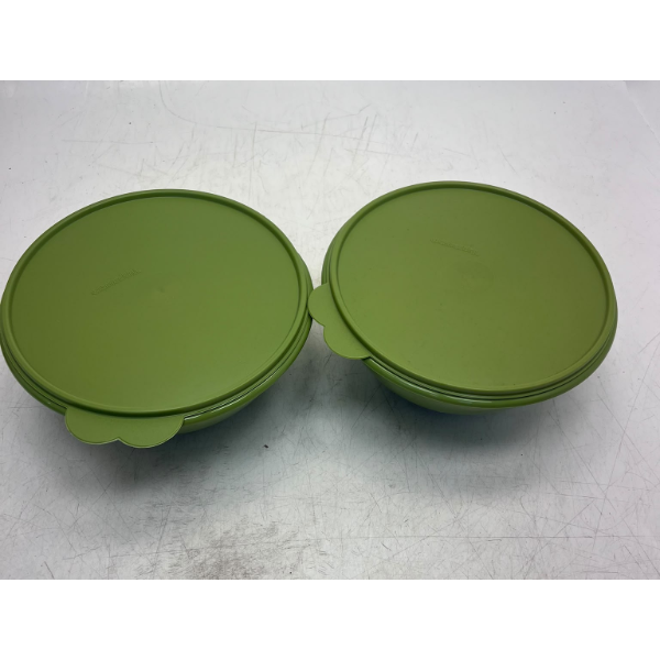 TUPPERWARE WONDERLIER COLLECTION FOOD STORAGE CONTAINERS -U, BIT DAMAGE