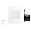 Image 1 : DEWSTOP 80-110 CFM EASY INSTALL BATHROOM/BATH EXHAUST FAN WITH ADJUSTABLE LED LIGHT (NEW)