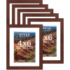 Image 1 : KTKDE 4X6 PICTURE FRAME WITH MAT 3.5X5 SET OF 6