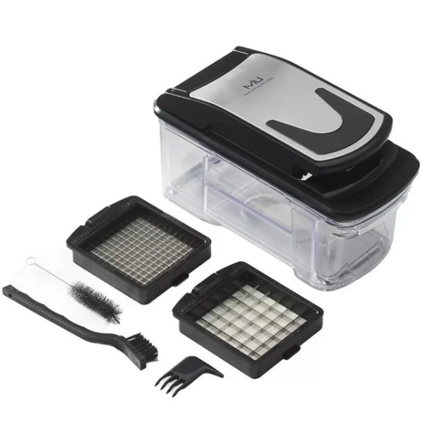 MIU VEGETABLE CHOPPER W/ 2 INTERCHANGEABLE DICER BLADES -U