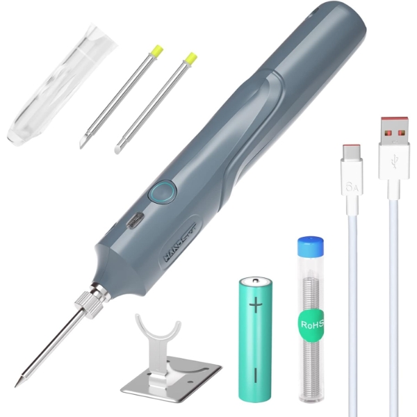 HANDSKIRT 2600MAH RECHARGEABLE CORDLESS BATTERY SOLDERING IRON -N