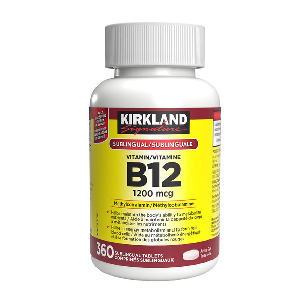 KIRKLAND SIGNATURE 1200 MCG VITAMIN B12 SUBLINGUAL TABLETS -N E: 1/2027