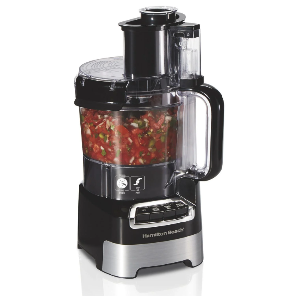 HAMILTON BEACH STACK & SNAP FOOD PROCESSOR 70723C, 10 CUPS