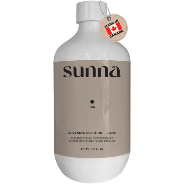 12 HOUR NATURAL TANNING SOLUTION (DARK) BY SUNNATAN -N