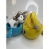 Image 1 : EASTER PLUSH BASKET PINK 2 PCS -NNB