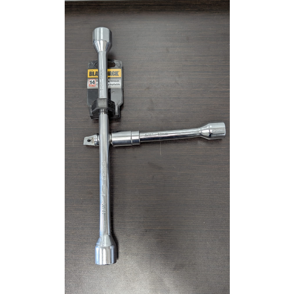 BLACK JACK FOLDING LUG WRENCH 3/4" 18MM WAY COLLAPSIBLE STOWAWAY -N
