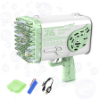 Image 1 : YODEE BUBBLE MACHINE GUN,BUBBLE BAZOOKA MACHINE 76 HOLES