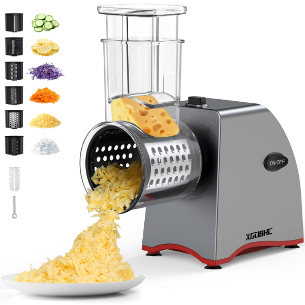 XGOBHC BRAND VSR-S MODEL 5-IN-1 ELECTRIC CHEESE GRATER AND SALAD MAKER -N