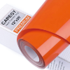 Image 1 : CAREGY HTV 12" X 25FT ROLL - IRON ON HEAT TRANSFER VINYL (ORANGE)