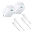 Image 1 : ANKER 30W CHARGER WITH USB-C TO LIGHTNING CABLE -SU